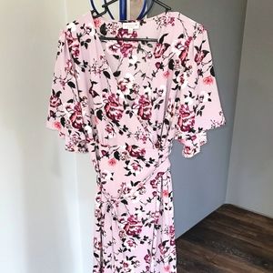 Floral Wrap Dress